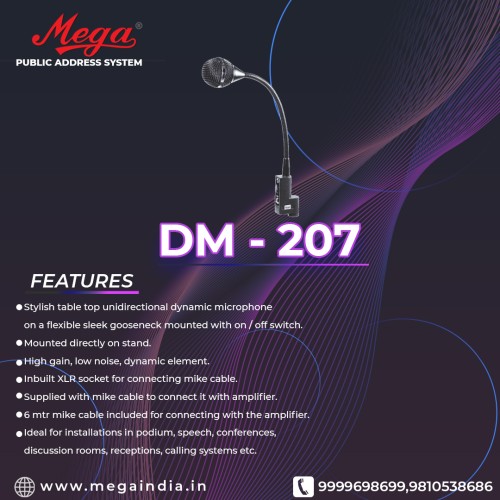DM 207 P.A. Microphones